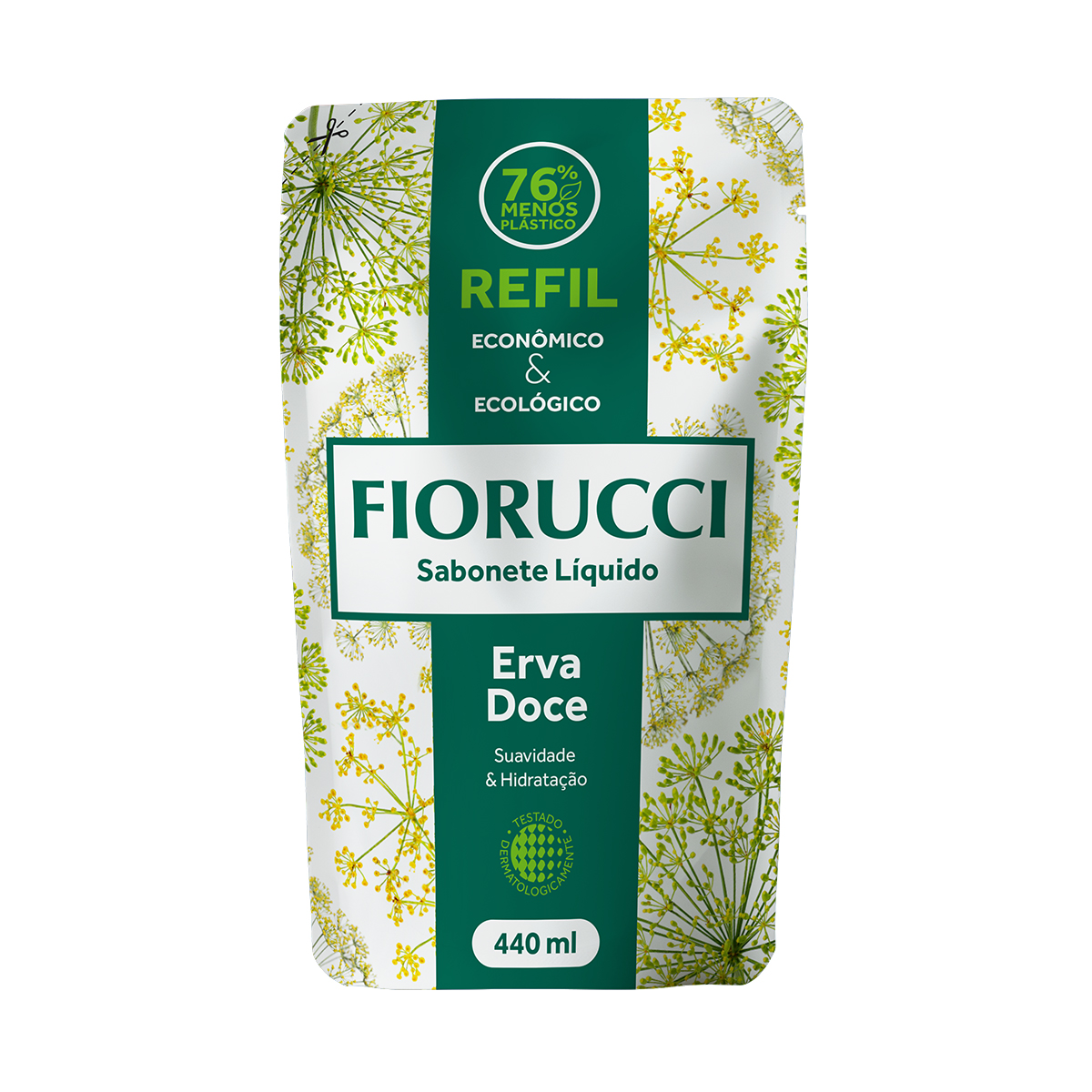 Fiorucci - Refil Sabonete Líquido - Erva Doce - 440 ml